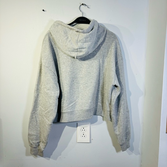 Chemistry Gray Cropped “Give Me Space” Hoodie Size XL - Picture 3 of 5